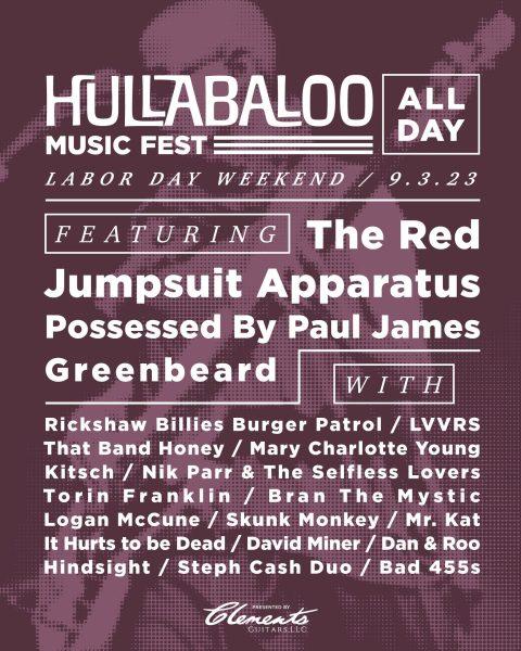 Showlist BCS | Hullaballo Music Festival